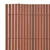 Vidaxl Dvostranska vrtna ograja 110x300 cm rjava