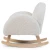 childhome® otroški gugalni stol teddy off white