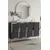 Hanah Home komoda Seza 120, 120 cm, antracit / srebrna