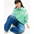 Tommy Jeans Majica VARSITY svetlo zelena/bela