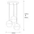 Opviq Luster Bastos-6156, 44x111 cm