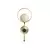 Hanah home Zidna lampa 3000K, 15W LED, Bronzana