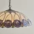 Endon 111985 - Luster na lancu Tiffany HUTCHINSON 3xE27/10W/230V prečnik 50 cm