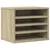Organizator za stol boja hrasta 36x26x29,5 cm konstruirano drvo