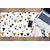 Decormat Podloga za pisalno mizo Gold and black triangles