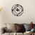 Wallity Zidni sat 49x49cm Crni