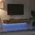 2-dijelni set TV ormarića s LED svjetlima Artisan hrast