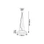 Rabalux Visilica Hafsa, LED 24W, D40cm, H60-120cm
