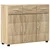 Kreveta s policom FLORIN Sonoma hrast 88,5 x 30,5 x 73 cm