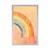 Plakat minimalistična mavrica Peach Fuzz - 60x90 black