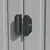vidaXL Vrtna lopa 257x597x178 cm kovina sive barve
