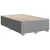 Vidaxl Boxspring postelja z vzmetnico svetlo siva 120x190 cm blago