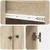 Set ormara 2 pcs Hrast sonoma Konstruirano drvo