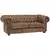 Landscape CHESTERFIELD ZOFA, rjava tekstil