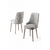 Hanah Home Set stolica Newa, 46x94x46 cm, 2 komada, Srebrno-sive boje