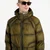 Jakna REPRESENT Translucent Hooded Puffer Dark Olive M