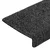 Prostirke za stepenice samoljepljive 20 kom 65x21x4 cm tamnosive pravokutne rubove