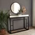 Hanah Home Ogledalo Crno