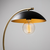 Hanah home Stona lampa E27 Socket, Crno-Zlatna