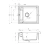 Deante ZRM T103 Granitna sudopera Magnetic, Antracit