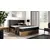 Boxspring postelja Wood 9 - 120x200 cm - hrast lancelot