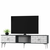 HANAH HOME TV polica Varna Anthracite White