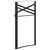 Noga za Pivski Stol 2 pcs Crna 39 x 3 x 75 cm