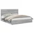 Krevet s od storage Siva Sonoma 200 x 200 cm Konstruirano drvo
