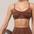 GymBeam Cosmo Sports Bra Brown