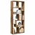 Pregrada / regal za knjige boja drva 67 x 25 x 161,5 cm drveni