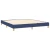 shumee Box spring postelja z vzmetnico modra 180x200 cm blago