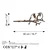 Atelier Del Sofa Dekorativna figura Bird On The Branch 06, 50x20 cm, 1.5 mm