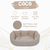 PAWS & WHISKERS Krevet za ljubimce Coco M Beige