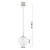 Brilagi - Viseći luster na sajli STELLA 1xE27/60W/230V prečnik 18 cm bež/zlatna