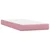 Box Spring krevet s madracem ružičasti 90x210 cm samt