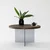 Hanah Home Klub sto Serenity, 70x40x cm, Braon
