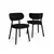 HANAH HOME Set stolica (6 delova) Toldy Black