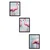 Wallity Uramljena slika Huhu475S, 50x70 cm , 3 dela