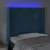 LED uzglavlje tamnoplavo 103x16x118/128 cm baršunasto