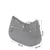 GUESS Torba za čez ramo NOELLE II TOP ZIP SHOULDER BAG  antracit / črna