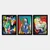 Wallity Set uramljenih slika 3SC_UNPP13, 3 Dela