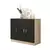 Lessentiel Maison Komoda 89,1x73,8x38,1cm Hrast-Crna