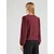 PIECES Bluza PCJAMAL vinsko rdeča