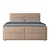 Livetastic BOXSPRING POSTELJA 180 cm  x 200 cm , les, kovina, umetna masa, tekstil, karton, leseni material naravne barve
