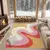 Rumena/rožnata pralna preproga 80x150 cm Raspberry Creamsicle – Mila Home