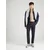 JACK & JONES Chino hlače JPSTMARCO ADAM  temno modra