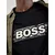 BOSS Majica Wheel črna/bela