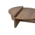 Hanah Home Klub sto-set Orion, 90x60x30, 85x30x35cm, 2 komada, Braon