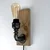 Opviq Pp064 Zidna lampa, Braon-Crna