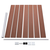 Set panela za ogradu WPC 353 x 146 cm smeđi